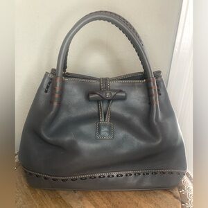 Dooney & Bourke Florentine Leather Double Handle Toggle Bag